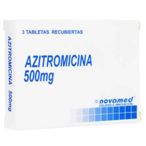 azitromicina 500 mg x 3 tabletas recubiertas