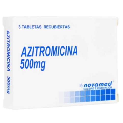 azitromicina 500 mg x 3 tabletas recubiertas
