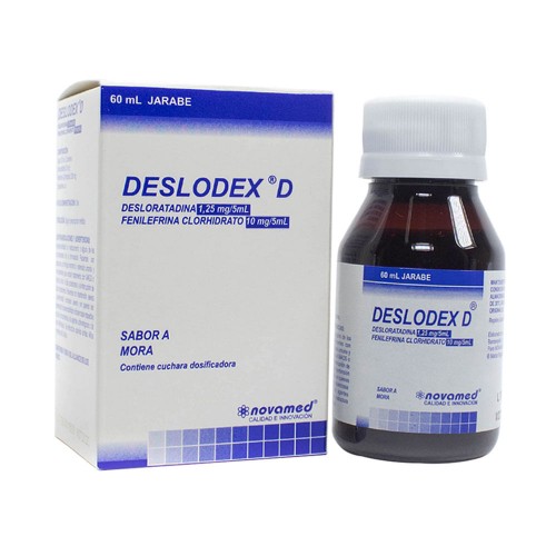 Deslodex -D 1.25Mg/10Mg/5Ml Jarabe Frasco X 60 Ml 