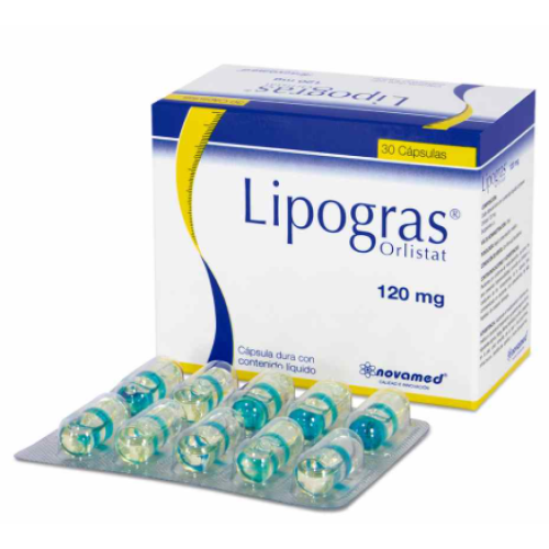 lipogras 120 mg x 30 capsulas