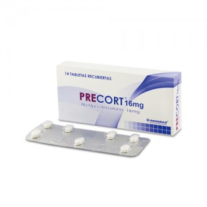 Precort 16 Mg Caja X 14 Tabletas 
