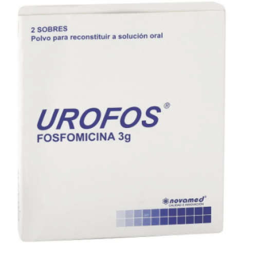 Urofos 3 Gramos Polvo para reconstruir a solución oral Caja X 2 Sobres 