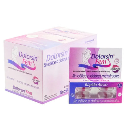 dolorsin fem caja x 9 blister x 4 cápsulas