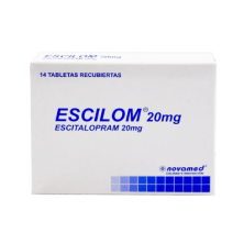 escilom 20 mg x 14 tabletas recubiertas