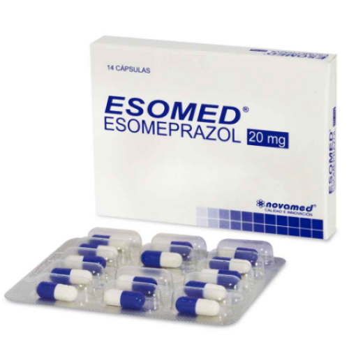 esomed 20 mg x 14 cápsulas