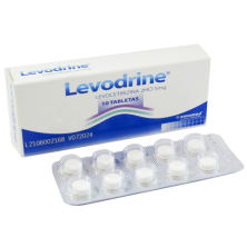 levodrine 5 mg x 10 tabletas