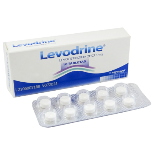 levodrine 5 mg x 10 tabletas