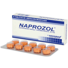 Naprozol Naproxeno + Esomeprazol 500 Mg/20mg Caja X 10 Tabletas