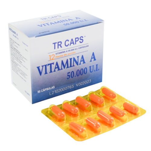 vitamina a 50.000 iu x 50 capsulas
