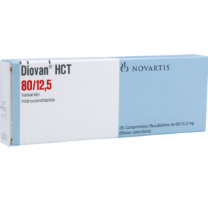 Diovan HCT 80 /12.5 Mg Caja X 28 Tabletas 