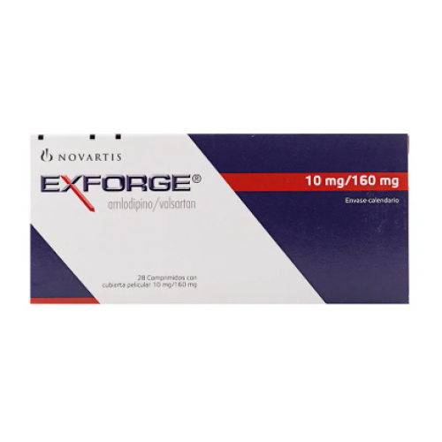 Exforge 10/160 Mg Caja X 28 comprimidos
