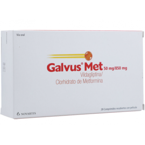 Galvus Met 50 / 850 Mg Caja X 28 Tabletas 