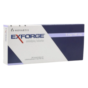 exforge 5/160mg caja x 28 comprimidos con cubierta