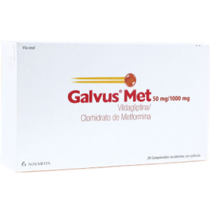 Galvus Met 50/1000 Mg Caja X 28 comprimidos