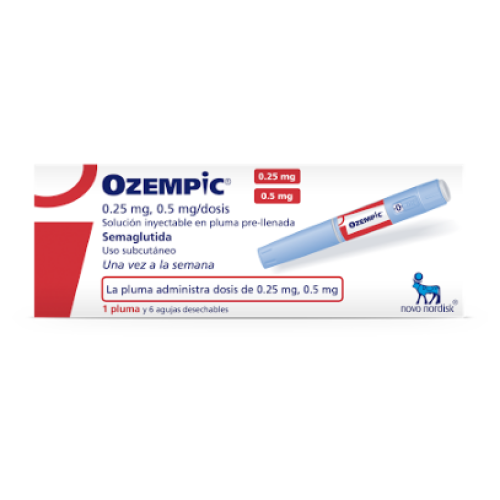 ozempic 0.25/0.5mg caja x 1 pluma