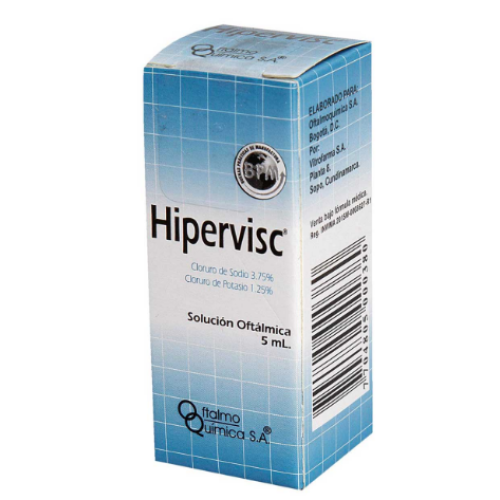 hipervisc solución oftálmica x 5 ml