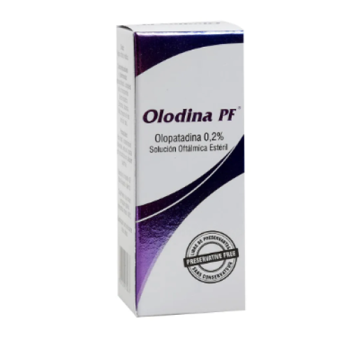 Olodina PF 0.2% solución oftálmica estéril Frasco X 5 Ml