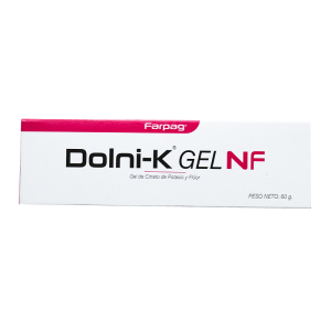 Dolni-K NF gel de citrato de potasio y Flúor Tubo X 60 gramos