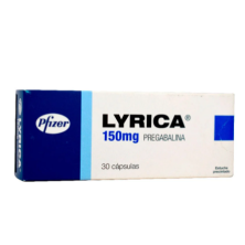 Lyrica 150 Mg Caja X 30 Cápsulas 
