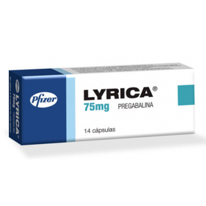 Lyrica 75 Mg Caja X 14 Cápsulas 
