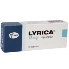 Lyrica 75 Mg Caja X 30 Cápsulas 