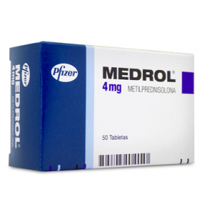 Medrol 4 Mg Caja X 50 Tabletas 
