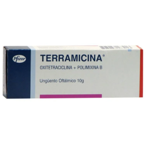 terramicina ungüento oftalmico x 10 gr