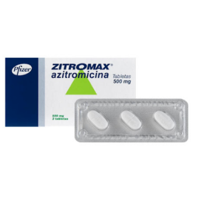 zitromax 500 mg x 3 tabletas