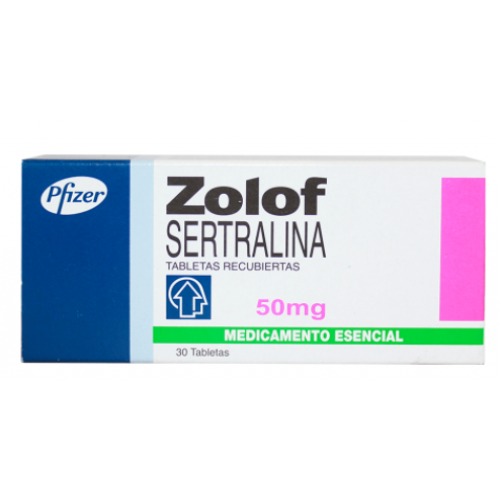 Zolof 50 Mg Caja X 30 Tabletas 