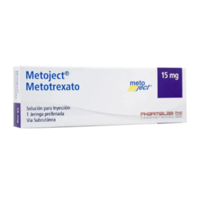 Metoject 15 Mg Solución para inyección Caja X 1 Jeringa Prellenada 