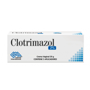 Clotrimazol 2% Crema Vaginal Caja X 20 Gramos (3 aplicadores)