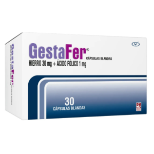 gestafer 30mg/1mg x 30 cápsulas blandas