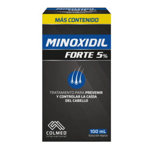 Minoxidil Forte 5% Colmed solución tópica Frasco X 100 Ml 