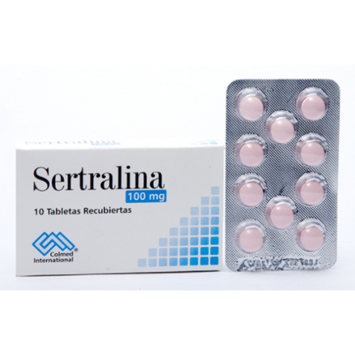 Sertralina 100 Mg Colmed Caja X 10 Tabletas 
