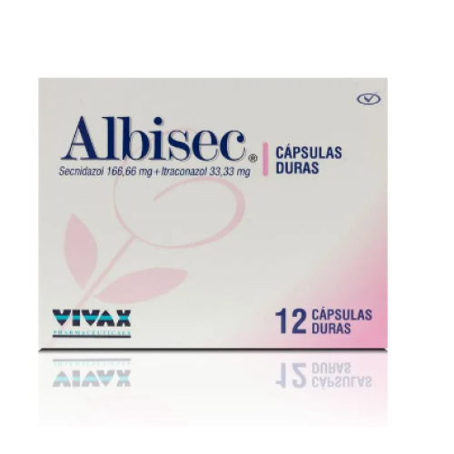 albisec 166.66 mg/33.33 mg x12 capsulas