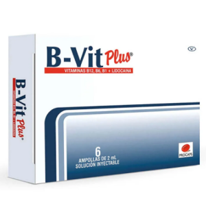 b-vit plus x 6 ampollas de 2ml solución inyectable