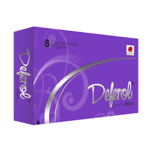 deferol 14000ui x 8 cápsulas blandas