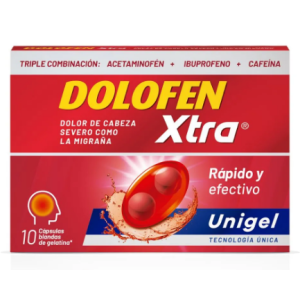 dolofen extra unigel caja x 10 cápsulas