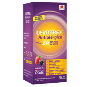 levotrex levocetirizina jarabe Frasco x 120 ml