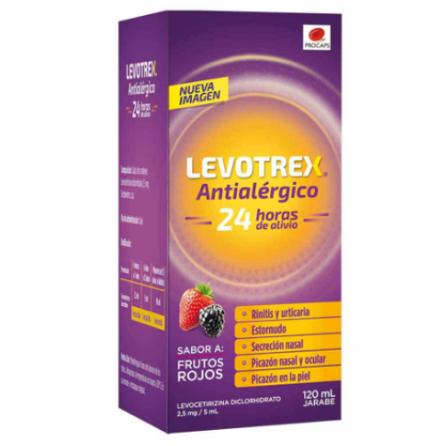 levotrex levocetirizina jarabe Frasco x 120 ml
