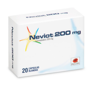 neviot cannabidiol 200mg x 20 cápsulas blandas