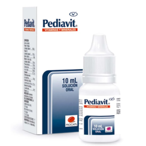 pediavit vitaminas y minerales gotas x 10 ml