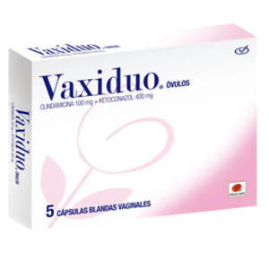 vaxiduo 100/400 mg x 5 ovulos vaginales