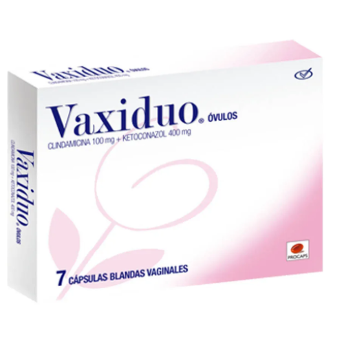 vaxiduo 100/400 mg x 7 ovulos vaginales