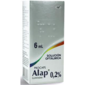 Alap solución oftálmica 0,2% Frasco X 6 Ml