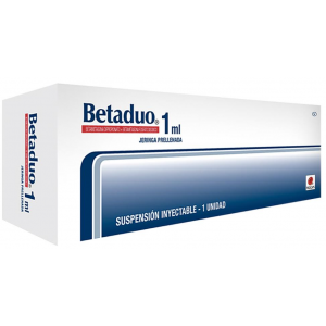 Betaduo suspención inyectable Caja X 1 Ampolla