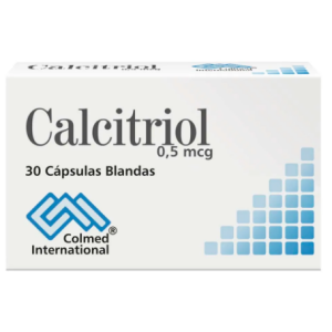 calcitriol 0.5 mcg x 30 cápsulas blandas
