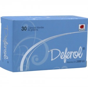 Deferol 2000 ui Caja X 30 cápsulas