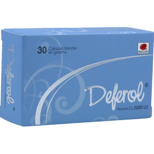 Deferol 2000 ui Caja X 30 cápsulas