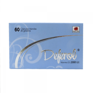 Deferol 2000 ui Caja X 60 cápsulas